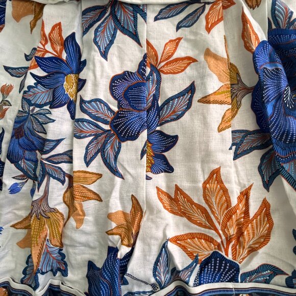 Farm Rio Yellow/Blue/White Lace Floral Romper size small NWT - Picture 12 of 15